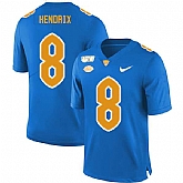 Pittsburgh Panthers 8 Dewayne Hendrix Blue 150th Anniversary Patch Nike College Football Jersey Dzhi,baseball caps,new era cap wholesale,wholesale hats